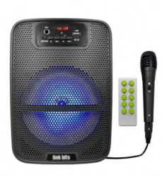 Link Bits Bocina Portátil SA667TL, Bluetooth, Alámbrico/Inalámbrico, 10W, Negro 