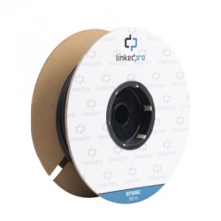LinkedPRO Cable Fibra Óptica Monomodo 2x SC Macho - 2x SC Macho, 50 Metros, Negro 