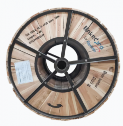 LinkedPRO Bobina de Fibra Óptica G.652D, Monomodo, 4000 Metros 