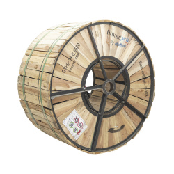 LinkedPRO Bobina de Cable Fibra Óptica Exterior, Monomodo, 24 Hilos, 4Km, Negro 