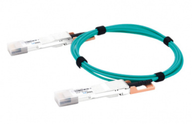 LinkedPRO Cable Fibra Óptica OM4 QSFP-DD Macho - QSFP-DD Macho, 2 Metros, Verde 