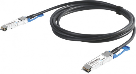 LinkedPro Cable QSFP Macho - QSFP Macho, 1 Metro, Negro 