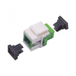 LinkedPRO Conector Fibra Óptica SC, Verde/Blanco 
