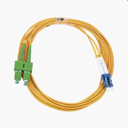LinkedPRO Cable Fibra Óptica Dúplex LC/UPC Macho - SC/APC Macho, 3 Metros 