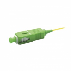LinkedPRO Cable Fibra Óptica Monomodo SC/APC Macho - Pigtail, 2 Metros, Amarillo 