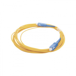LinkedPRO Cable Fibra Óptica Jumper SC/UPC Macho - SC/UPC Macho, 5 Metros, Amarillo 