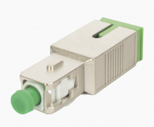 LinkedPRO Conector Fibra Óptica Macho/Hembra - SC/APC, Verde/Blanco 