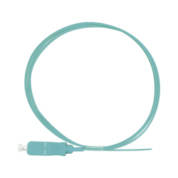 LinkedPRO Cable Fibra Óptica OM3, SC/PVC, 50/125, Simplex, 1 Metro, Aqua 