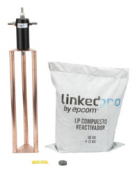 LinkedPRO Varilla de Tierra LP-GROUND-60A, Cobre 