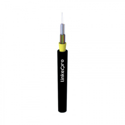 LinkedPRO Cable de Fibra Óptica de 6 Hilos Multimodo OM3, 900µm, Negro - Precio por Metro 