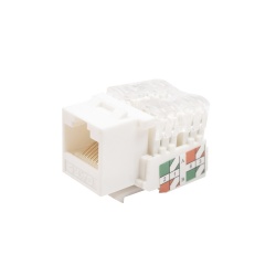 LinkedPRO Conector Jack RJ-45 Cat6e, Blanco 