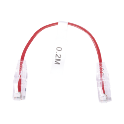 LinkedPro Cable Patch Cat6 UTP RJ-45 Macho - RJ-45 Macho, 20cm, Rojo 