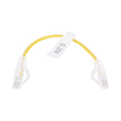 LinkedPRO Cable Patch Cat6 UTP RJ-45 Macho - RJ-45 Macho, 20cm, Amarillo 