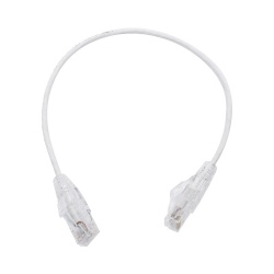 LinkedPRO Cable Patch Cat6 Slim UTP RJ-45 Macho - RJ-45 Macho, 30cm, Blanco 