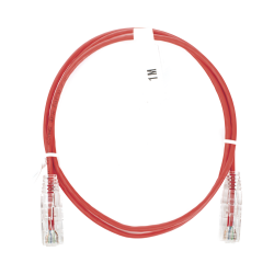 LinkedPRO Cable Patch Cat6 Slim UTP RJ-45 Macho - RJ-45 Macho, 1 Metro, Rojo 