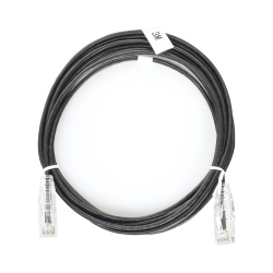 LinkedPRO Cable Patch Cat6 Slim UTP RJ-45 Macho - RJ-45 Macho, 3 Metros, Negro 