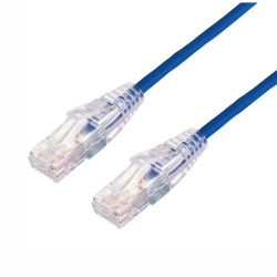 LinkedPRO Cable Patch Slim Cat6A UTP RJ-45 Macho - RJ-45 Macho, 10 Metros, Azul 