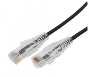 LinkedPRO Cable Patch Slim Cat6A UTP RJ-45 Macho - RJ-45 Macho, 7 Metros, Negro 