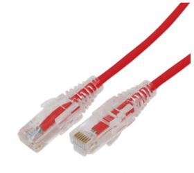 LinkedPRO Cable Patch Slim Cat6A UTP RJ-45 Macho - RJ-45 Macho, 7 Metros, Rojo 
