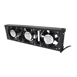 LinkedPRO Kit de 3 Ventiladores para Gabinete, Negro 