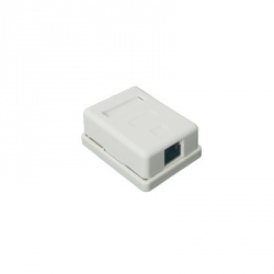 LinkedPRO Caja de Pared LP-WP-6036 STP Cat5e, 1x RJ-45, Blanco 