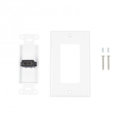 LinkedPRO Placa de Pared LPFP90, 1x HDMI Hembra, Blanco 