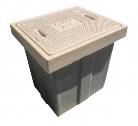 LinkedPRO Caja para Piso LPRL1T3T, 1 Pieza, Beige 