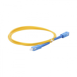 LinkedPRO Cable Fibra Óptica Monomodo G.652D SC Macho - SC Macho, Núcleo 9µm, Cubierta 125µm, 3 Metros, Amarillo 