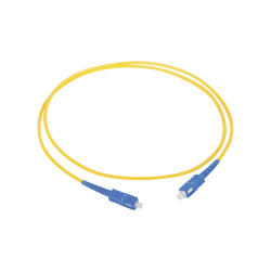 LinkedPRO Cable Fibra Óptica Jumper SC Macho - SC Macho, 1 Metros, Amarillo 