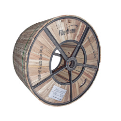 LinkedPro Bobina de Fibra Óptica SM ADSS, Monómodo, 96 Hilos, 4000 Metros, Negro 