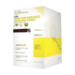 LinkedPRO Bobina de Cable Ethernet Cat5e, UTP, 305 Metros 