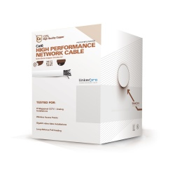 LinkedPRO Bobina de Cable Ethernet Cat6, UTP, 152 Metros 