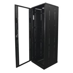 LinkedPro Gabinete Profesional para Telecomunicaciones 24U, Negro 