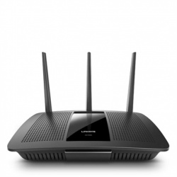 Router Linksys Gigabit Ethernet de Doble Banda MU-MIMO AC1900 Max-Stream, Inalámbrico, 4x RJ-45, 2.4 & 5GHz, con 3 Antenas Externas ― ¡Optimizado para Gaming! 