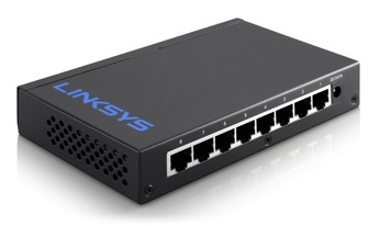 Switch Linksys Gigabit Ethernet LGS108, 8 Puertos 10/100/1000Mbps - No Administrable 