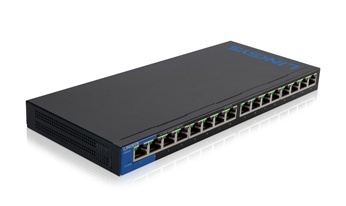 Switch Linksys Gigabit Ethernet LGS116, 16 Puertos 10/100/1000Mbps, 8000 Entradas - No Administrable ― ¡Compra más de $1,999 en productos Linksys y participa en el sorteo de un router MX2001! 