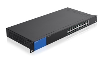 Switch Linksys Gigabit Ethernet LGS124, 24 Puertos 10/100/1000Mbps, 8000 Entradas - No Administrable ― ¡Compra más de $1,999 en productos Linksys y participa en el sorteo de un router MX2001! 
