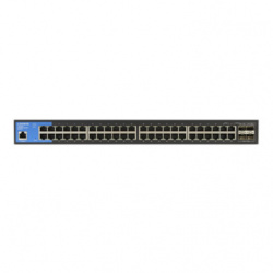 Switch Linksys Gigabit Ethernet LGS352C, 48 Puertos 10/100/1000Mbps + 4 Puertos 10G SFP+, 176 Gbit/s, 32.000 Entradas - Administrable 