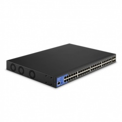 Switch Linksys Gigabit Ethernet LGS352MPC, 48 Puertos PoE+ 10/100/1000Mbps + 4 Puertos 10G SFP+, 176 Gbit/s, 32.000 Entradas - Administrable ― ¡Compra más de $1,999 en productos Linksys y participa en el sorteo de un router MX2001! 