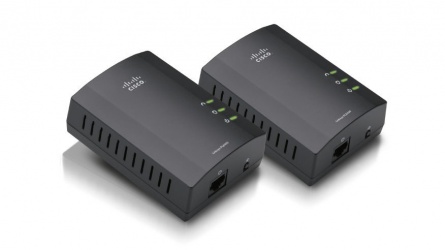 Linksys by Cisco Kit Adaptador de Red Powerline HomePlug PLEK400, 1 Puerto 