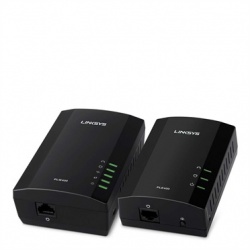 Linksys Adaptador de Red Powerline PLWK4000, Inalámbrico, 1x RJ-45, 200 Mbit/s 