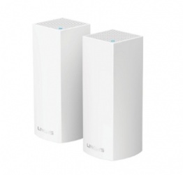 Router Linksys con Sistema de Red Wi-Fi en Malla Tri-Banda Velop 2x AC2200, 867 Mbit/s, 2.4/5GHz, 2x RJ-45 - Kit de 2 Piezas 
