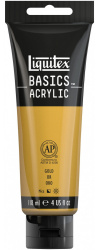 Liquitex Pintura Acrílica para Arte Basics, 118ml, Oro, No. 234 