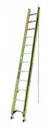 Escalera Extensible Little Giant Ladder Systems Hyperlite-24-IA, Aluminio, 7.3 Metros, 24 Peldaños, hasta 136kg 