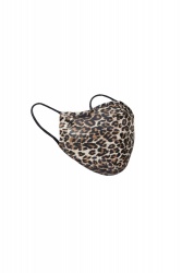 LOB Cubrebocas de Tela, Animal Print, Café, 1 Pieza 