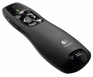 Logitech Presentador R400, Inalámbrico, USB, Negro 
