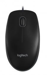 Mouse Logitech Óptico B100, Alámbrico, USB, 800DPI, Negro 