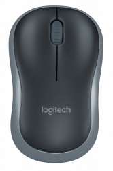 Mouse Logitech Óptico M185, Inalámbrico, USB, 1000DPI, Negro 