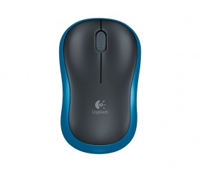 Mouse Logitech Óptico M185, Inalámbrico, USB, 1000DPI, Azul 