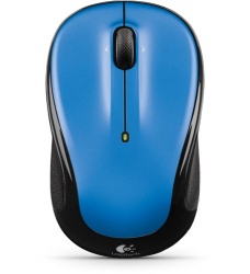 Mouse Logitech Óptico M325, Inalámbrico, Bluetooth, 1000DPI, Azul/Negro 
